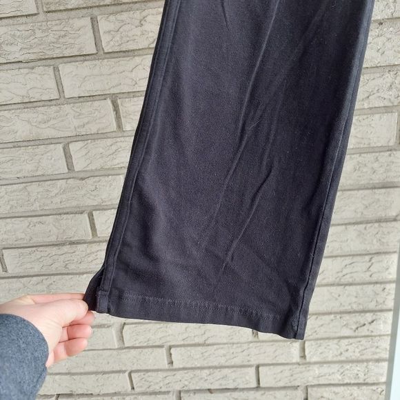 Woman Within Black Cropped Sweatpants 18/20 PETITE NWOT - Picture 6 of 9